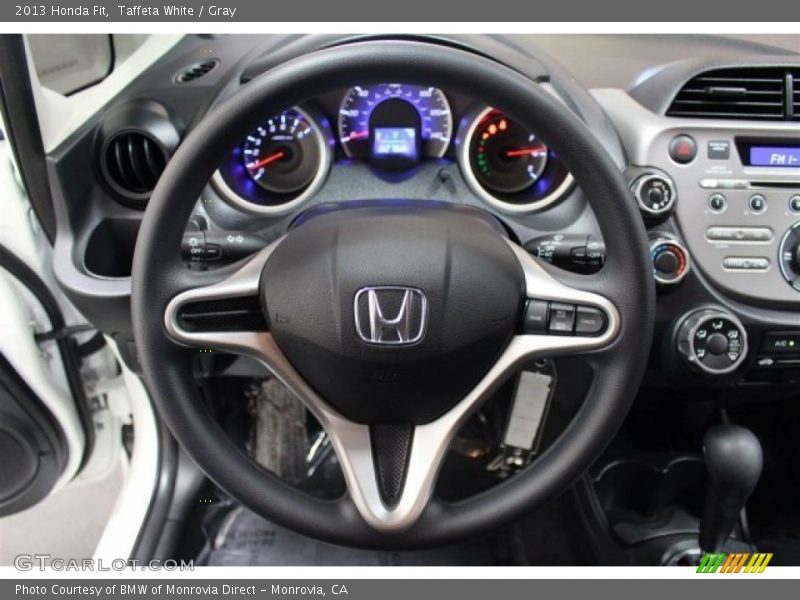Taffeta White / Gray 2013 Honda Fit