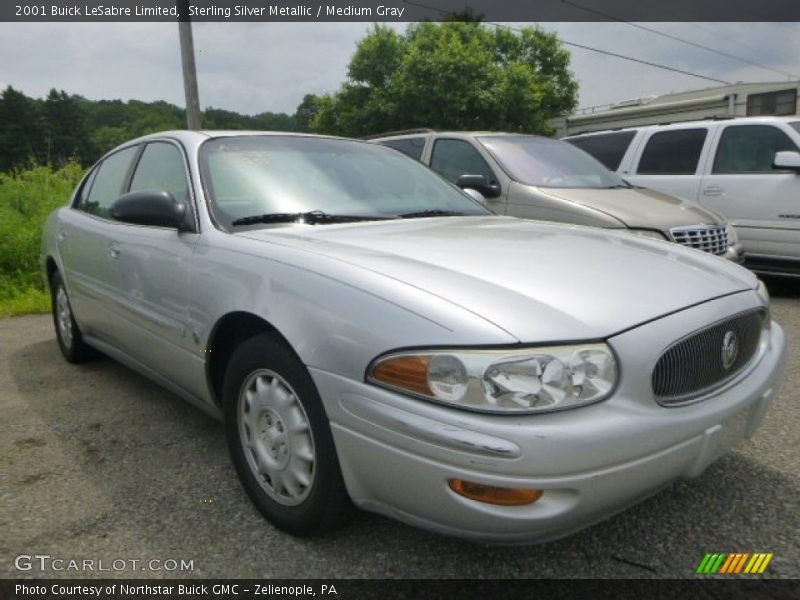 Sterling Silver Metallic / Medium Gray 2001 Buick LeSabre Limited