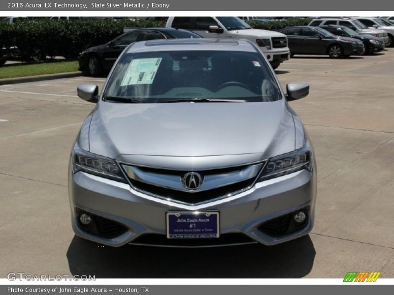 Slate Silver Metallic / Ebony 2016 Acura ILX Technology