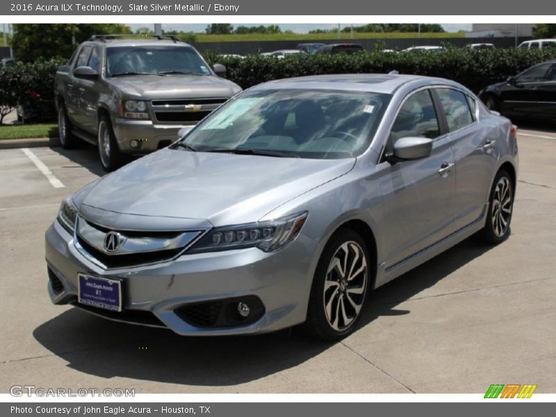 Slate Silver Metallic / Ebony 2016 Acura ILX Technology