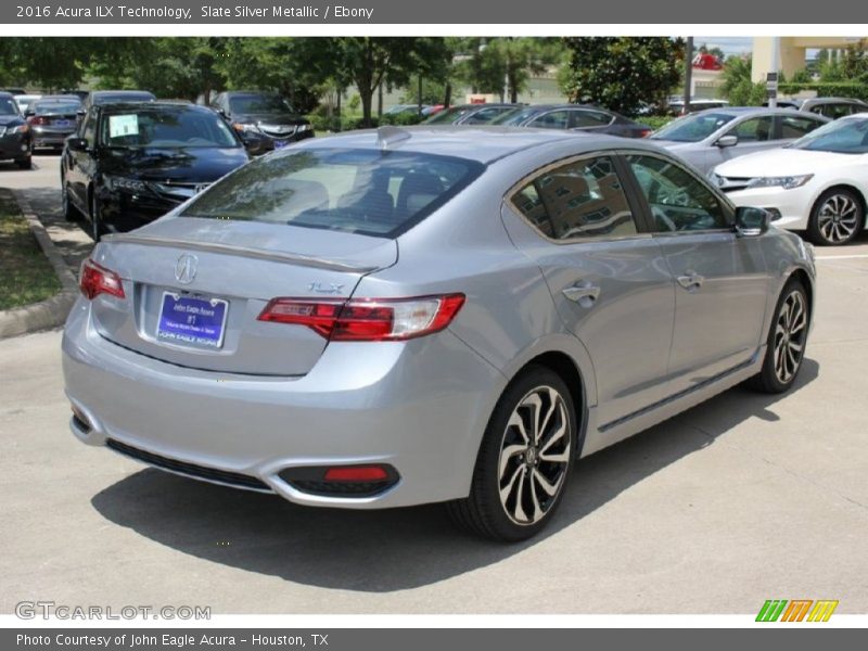 Slate Silver Metallic / Ebony 2016 Acura ILX Technology