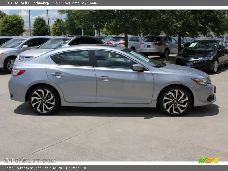 Slate Silver Metallic / Ebony 2016 Acura ILX Technology