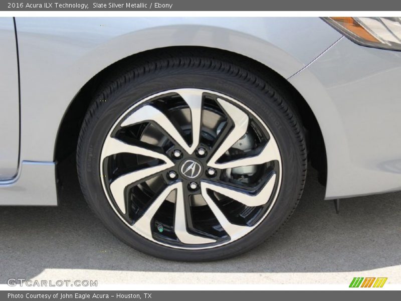 Slate Silver Metallic / Ebony 2016 Acura ILX Technology