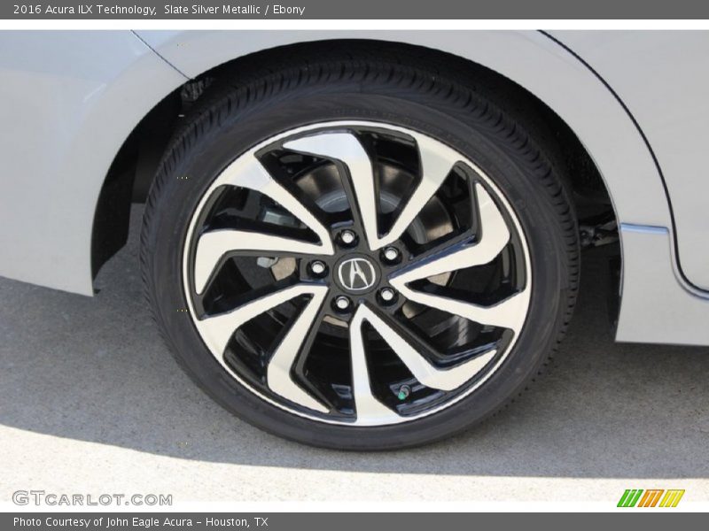 Slate Silver Metallic / Ebony 2016 Acura ILX Technology