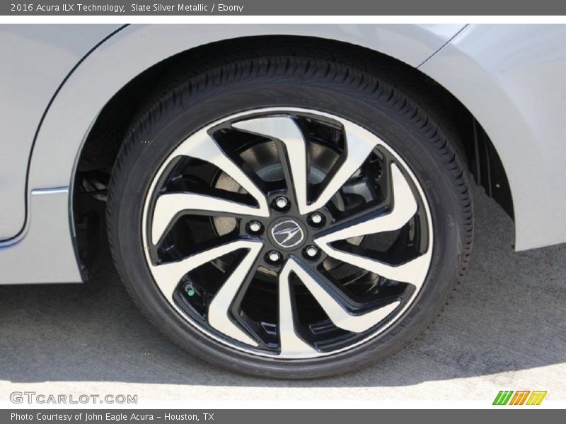 Slate Silver Metallic / Ebony 2016 Acura ILX Technology