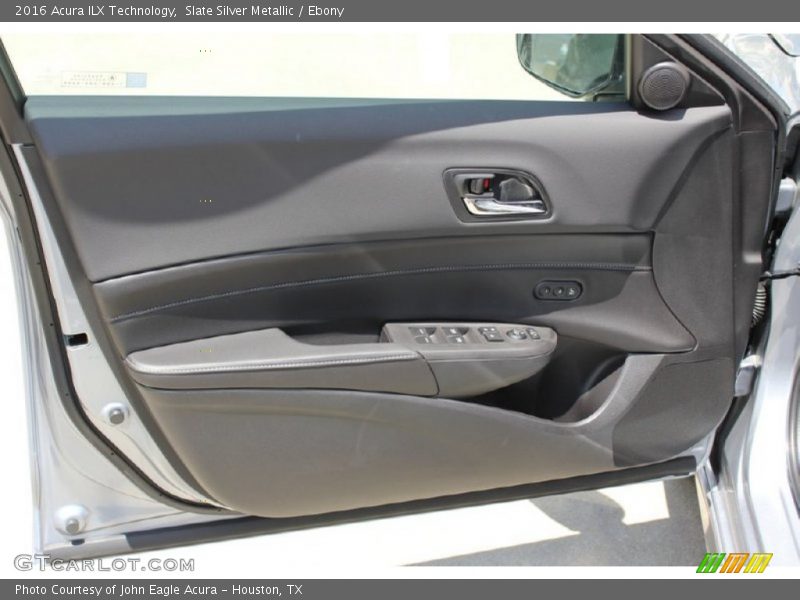 Slate Silver Metallic / Ebony 2016 Acura ILX Technology