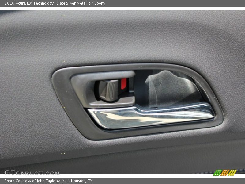 Slate Silver Metallic / Ebony 2016 Acura ILX Technology