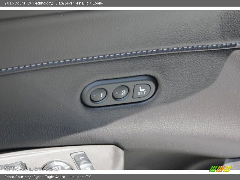 Slate Silver Metallic / Ebony 2016 Acura ILX Technology