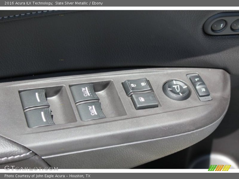 Slate Silver Metallic / Ebony 2016 Acura ILX Technology