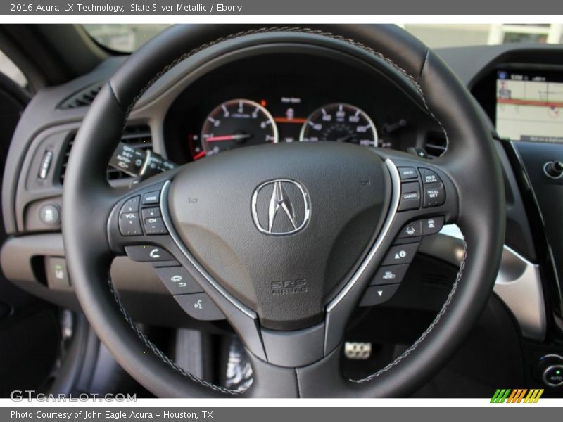 Slate Silver Metallic / Ebony 2016 Acura ILX Technology