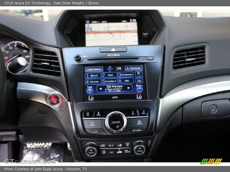 Slate Silver Metallic / Ebony 2016 Acura ILX Technology
