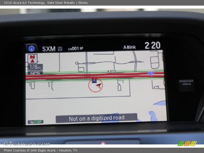 Slate Silver Metallic / Ebony 2016 Acura ILX Technology