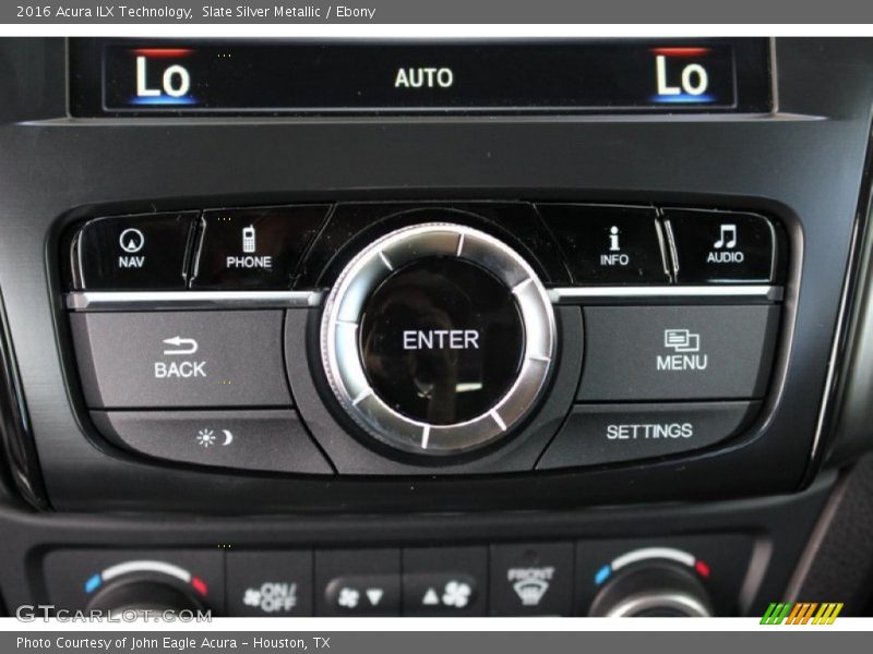 Slate Silver Metallic / Ebony 2016 Acura ILX Technology