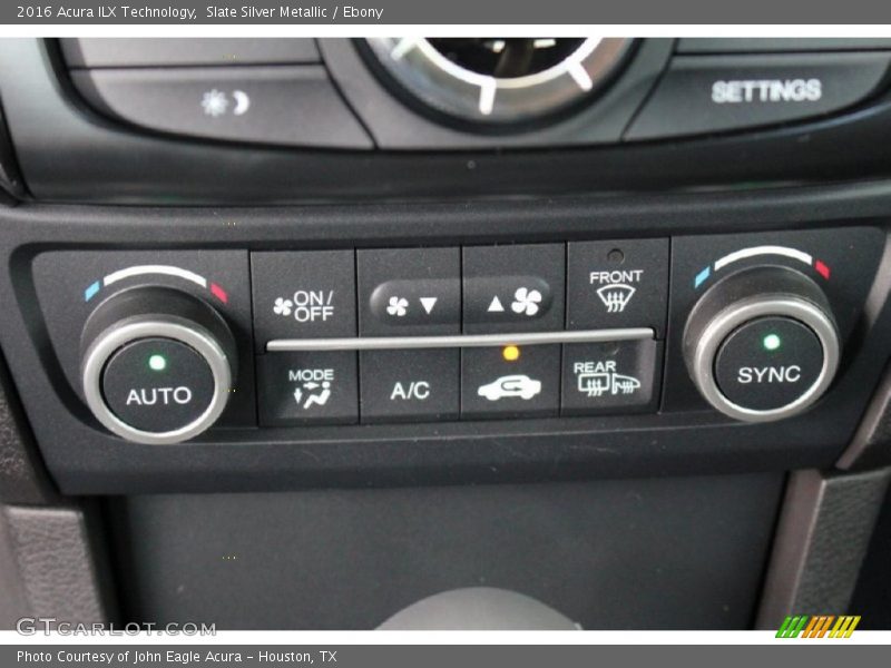 Slate Silver Metallic / Ebony 2016 Acura ILX Technology