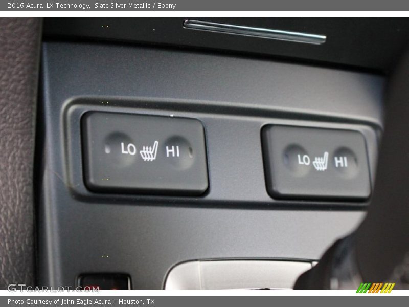 Slate Silver Metallic / Ebony 2016 Acura ILX Technology