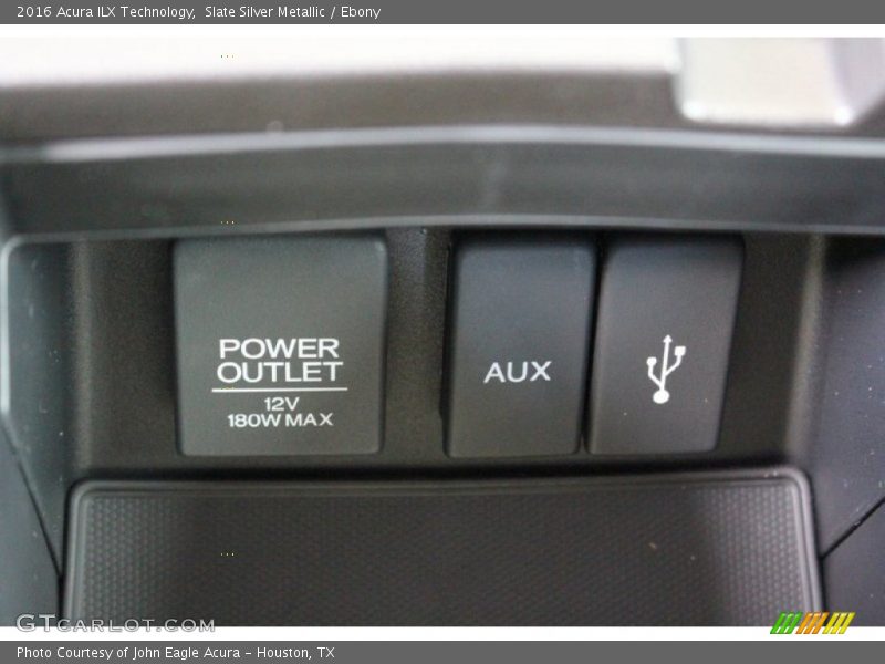 Slate Silver Metallic / Ebony 2016 Acura ILX Technology