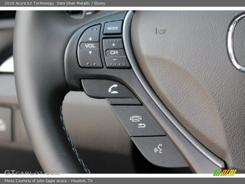 Slate Silver Metallic / Ebony 2016 Acura ILX Technology