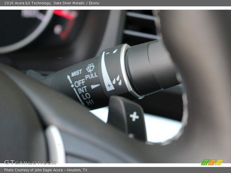 Slate Silver Metallic / Ebony 2016 Acura ILX Technology