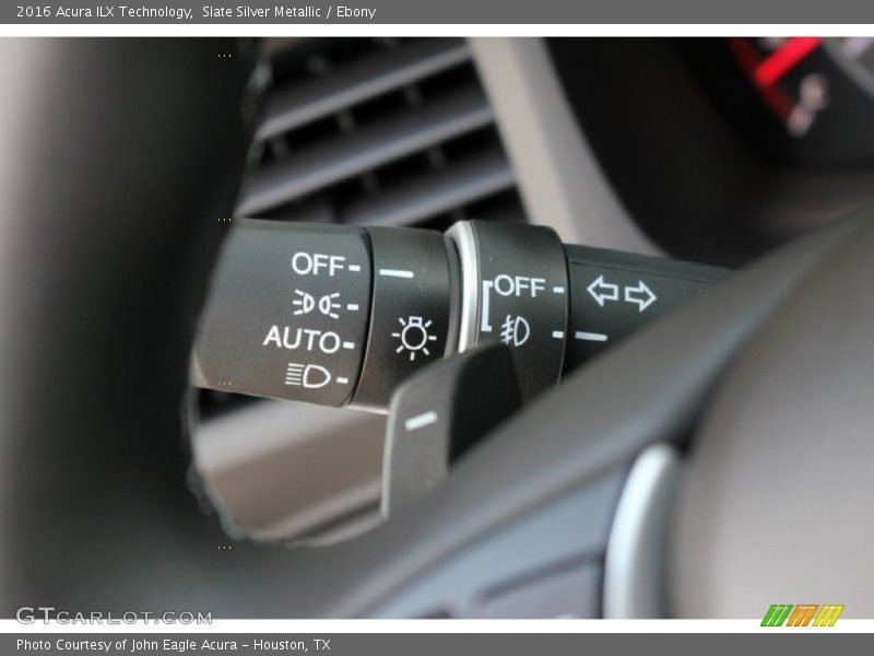 Slate Silver Metallic / Ebony 2016 Acura ILX Technology