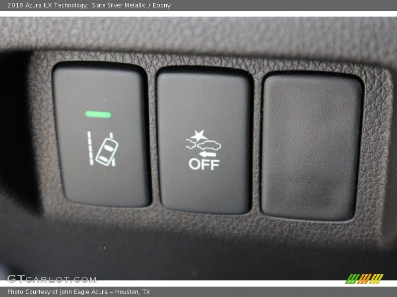 Slate Silver Metallic / Ebony 2016 Acura ILX Technology