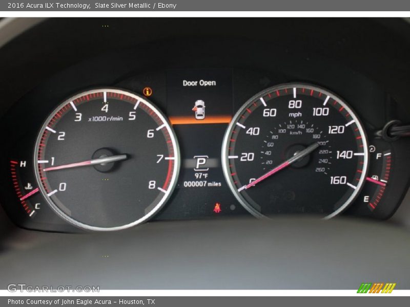 Slate Silver Metallic / Ebony 2016 Acura ILX Technology