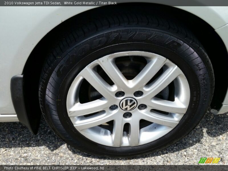 White Gold Metallic / Titan Black 2010 Volkswagen Jetta TDI Sedan