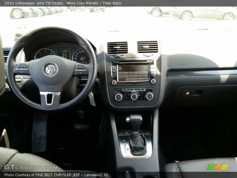 White Gold Metallic / Titan Black 2010 Volkswagen Jetta TDI Sedan