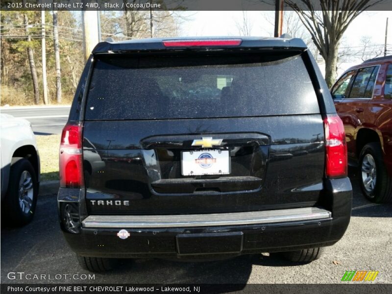 Black / Cocoa/Dune 2015 Chevrolet Tahoe LTZ 4WD