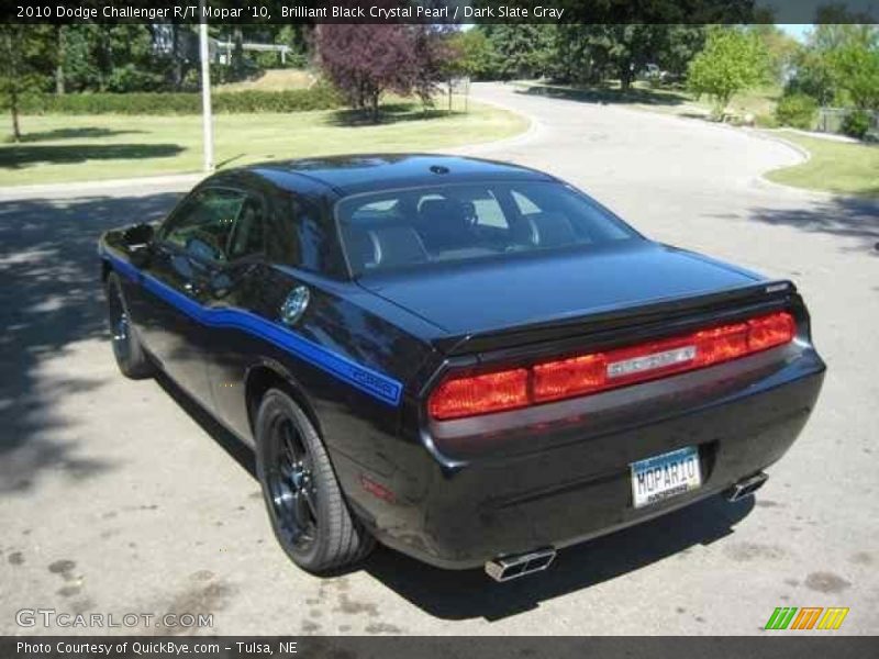Brilliant Black Crystal Pearl / Dark Slate Gray 2010 Dodge Challenger R/T Mopar '10