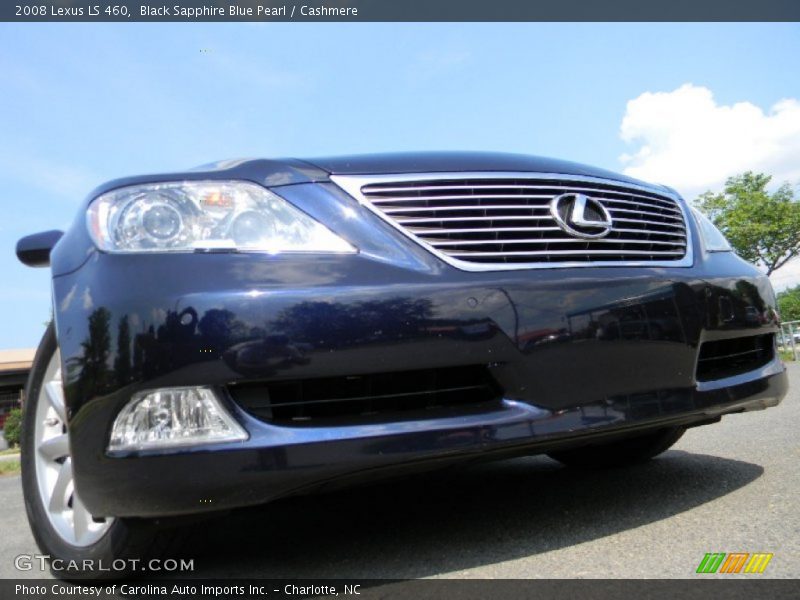 Black Sapphire Blue Pearl / Cashmere 2008 Lexus LS 460