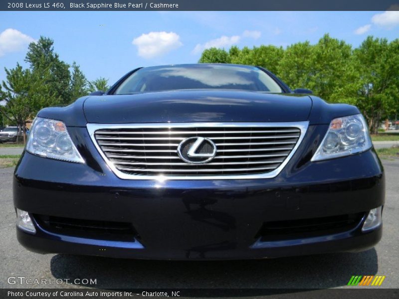 Black Sapphire Blue Pearl / Cashmere 2008 Lexus LS 460