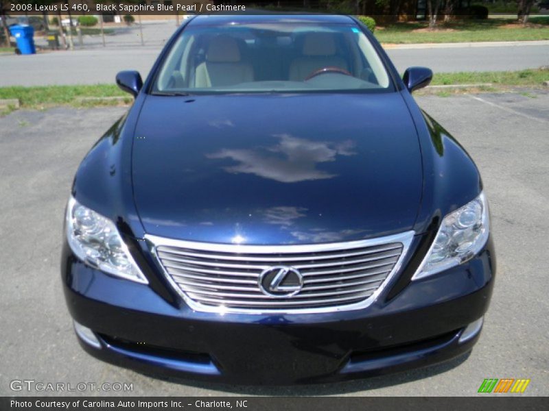 Black Sapphire Blue Pearl / Cashmere 2008 Lexus LS 460