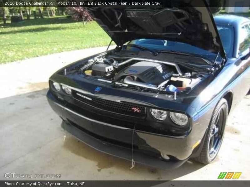 Brilliant Black Crystal Pearl / Dark Slate Gray 2010 Dodge Challenger R/T Mopar '10