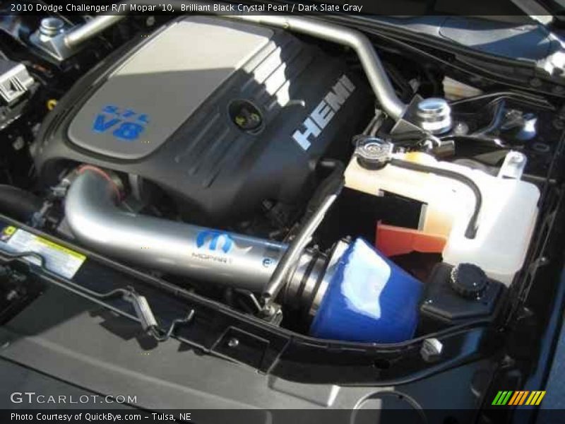 Brilliant Black Crystal Pearl / Dark Slate Gray 2010 Dodge Challenger R/T Mopar '10