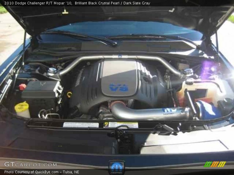 Brilliant Black Crystal Pearl / Dark Slate Gray 2010 Dodge Challenger R/T Mopar '10