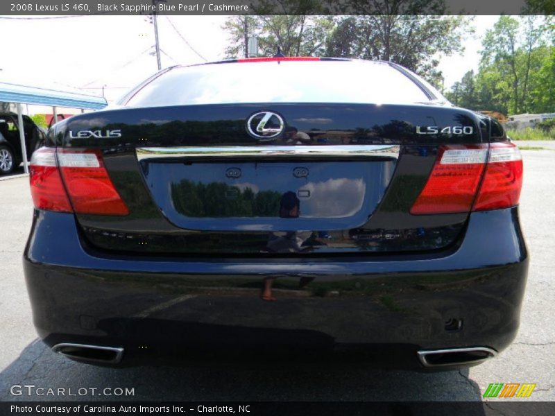 Black Sapphire Blue Pearl / Cashmere 2008 Lexus LS 460