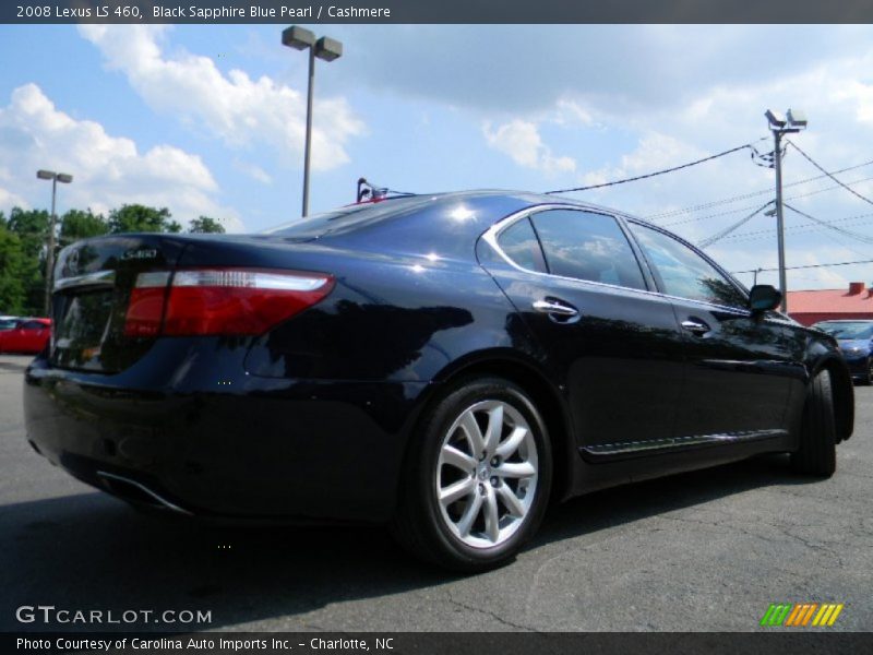 Black Sapphire Blue Pearl / Cashmere 2008 Lexus LS 460