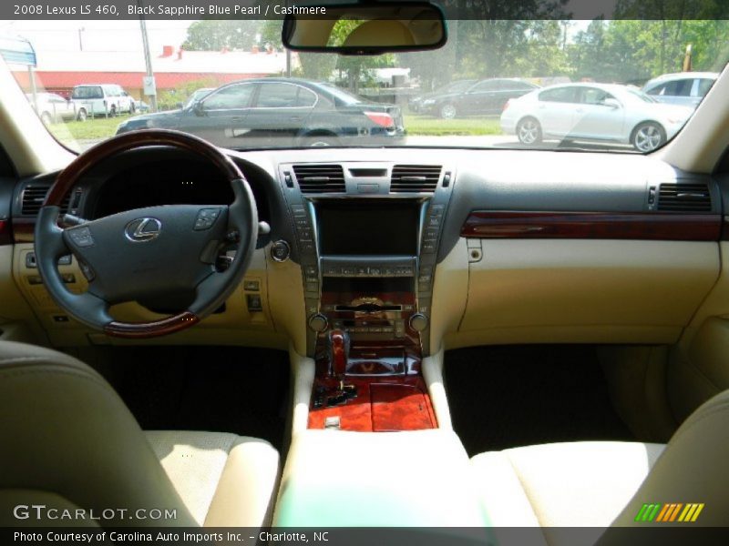 Black Sapphire Blue Pearl / Cashmere 2008 Lexus LS 460