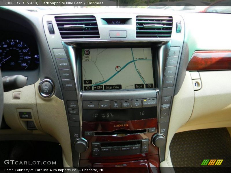 Black Sapphire Blue Pearl / Cashmere 2008 Lexus LS 460