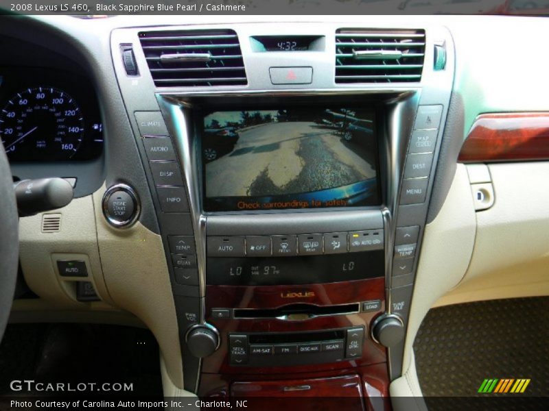 Black Sapphire Blue Pearl / Cashmere 2008 Lexus LS 460