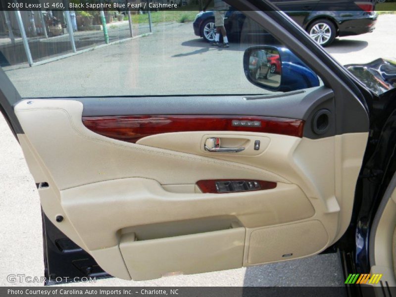 Black Sapphire Blue Pearl / Cashmere 2008 Lexus LS 460