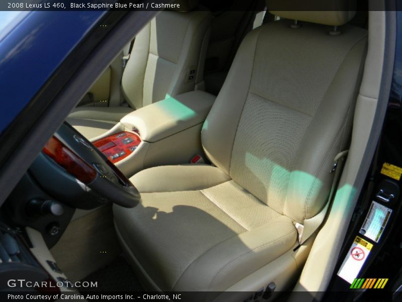 Black Sapphire Blue Pearl / Cashmere 2008 Lexus LS 460