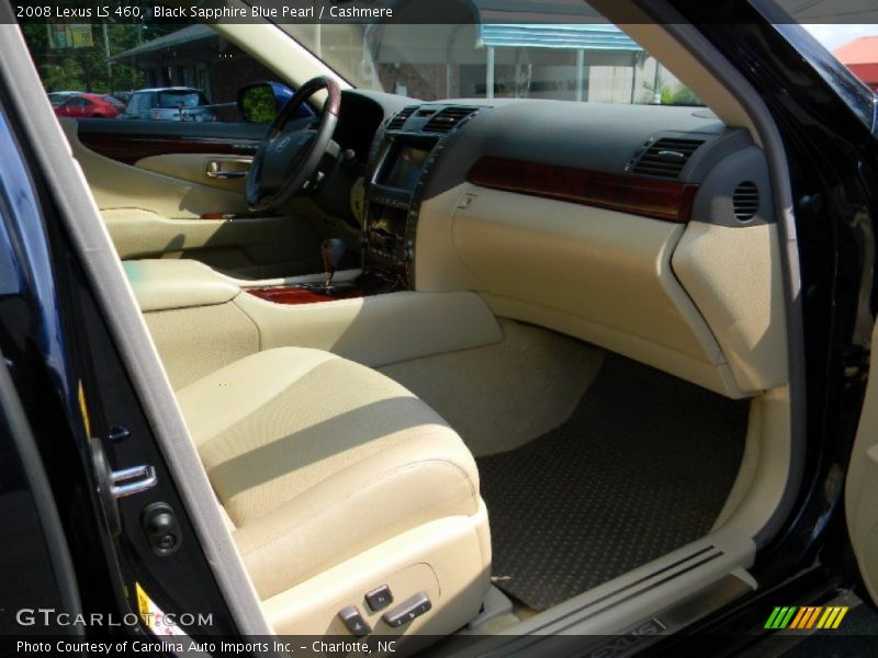 Black Sapphire Blue Pearl / Cashmere 2008 Lexus LS 460