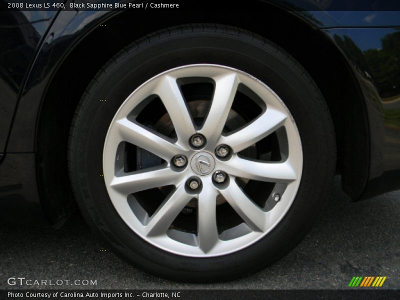 Black Sapphire Blue Pearl / Cashmere 2008 Lexus LS 460