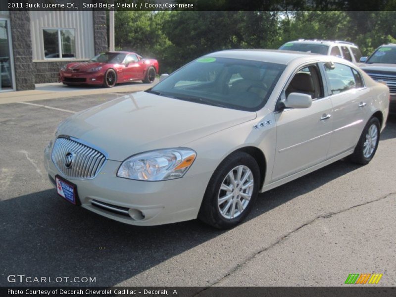 Sand Beige Metallic / Cocoa/Cashmere 2011 Buick Lucerne CXL