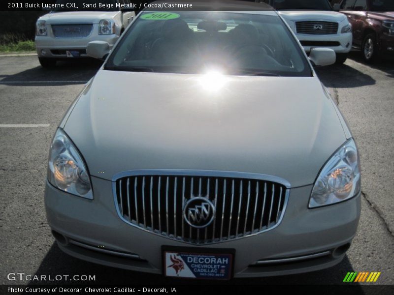 Sand Beige Metallic / Cocoa/Cashmere 2011 Buick Lucerne CXL