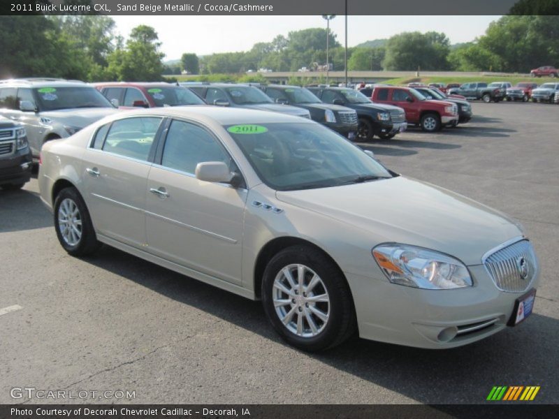 Sand Beige Metallic / Cocoa/Cashmere 2011 Buick Lucerne CXL