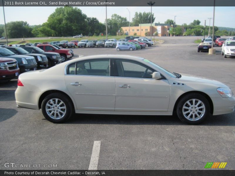 Sand Beige Metallic / Cocoa/Cashmere 2011 Buick Lucerne CXL