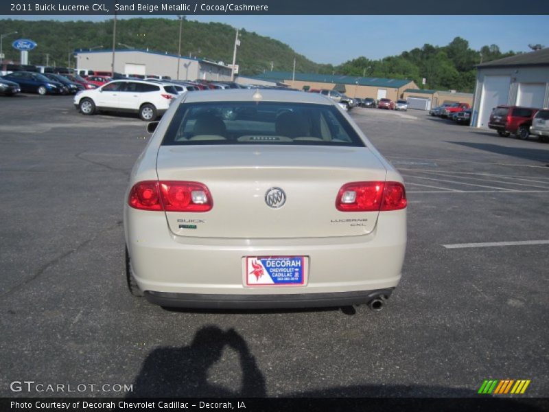 Sand Beige Metallic / Cocoa/Cashmere 2011 Buick Lucerne CXL