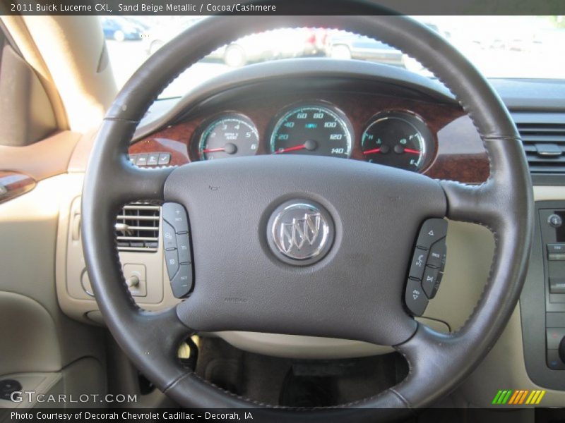 Sand Beige Metallic / Cocoa/Cashmere 2011 Buick Lucerne CXL